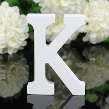 Load image into Gallery viewer, White Wood Letter Alphabet DIY Personalised Name Design Art Crafts Free Standing Xmas Birthday Wedding Party Home Decoration
