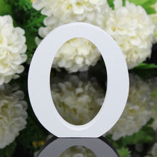 Load image into Gallery viewer, White Wood Letter Alphabet DIY Personalised Name Design Art Crafts Free Standing Xmas Birthday Wedding Party Home Decoration
