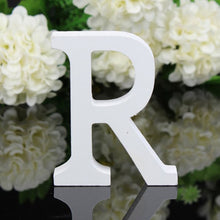 Load image into Gallery viewer, White Wood Letter Alphabet DIY Personalised Name Design Art Crafts Free Standing Xmas Birthday Wedding Party Home Decoration
