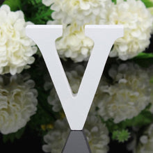 Load image into Gallery viewer, White Wood Letter Alphabet DIY Personalised Name Design Art Crafts Free Standing Xmas Birthday Wedding Party Home Decoration
