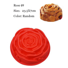 Load image into Gallery viewer, Silicone Cake Molds Flower Crown Shape  Baking  mold kitchen Tool 3D Bread Pastry Mold Pizza Pan DIY Birthday Wedding Party
