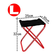 Load image into Gallery viewer, Folding Camping Chair Lightweight Picnic Fishing Chair Foldable Aluminium Cloth Outdoor Portable Beach Chair Outdoor Furniture
