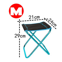 Load image into Gallery viewer, Folding Camping Chair Lightweight Picnic Fishing Chair Foldable Aluminium Cloth Outdoor Portable Beach Chair Outdoor Furniture
