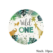 Load image into Gallery viewer, New! Wild One Birthday Party Balloons Jungle Safari Party Forest Decoration Kids First 1st Birthday Safari Jungle Party Supplies
