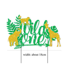 Load image into Gallery viewer, New! Wild One Birthday Party Balloons Jungle Safari Party Forest Decoration Kids First 1st Birthday Safari Jungle Party Supplies
