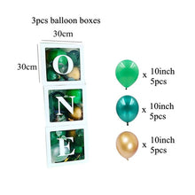 Load image into Gallery viewer, New! Wild One Birthday Party Balloons Jungle Safari Party Forest Decoration Kids First 1st Birthday Safari Jungle Party Supplies
