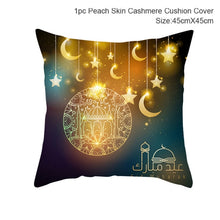 Load image into Gallery viewer, Ramadan MUBARAK Cushion Cover Eid Mubarak Decoration Islamic Muslim Party Favors Islam Gifts Eid Al Adha Ramadan Kareem 45x45cm
