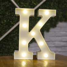 Load image into Gallery viewer, Alphabet Letter LED Lights Luminous Number Lamp Decoration Battery Night Light Party Bedroom Wedding Birthday Christmas Decor
