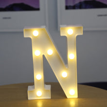 Load image into Gallery viewer, Alphabet Letter LED Lights Luminous Number Lamp Decoration Battery Night Light Party Bedroom Wedding Birthday Christmas Decor
