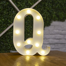 Load image into Gallery viewer, Alphabet Letter LED Lights Luminous Number Lamp Decoration Battery Night Light Party Bedroom Wedding Birthday Christmas Decor
