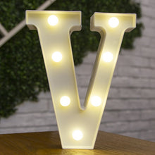 Load image into Gallery viewer, Alphabet Letter LED Lights Luminous Number Lamp Decoration Battery Night Light Party Bedroom Wedding Birthday Christmas Decor
