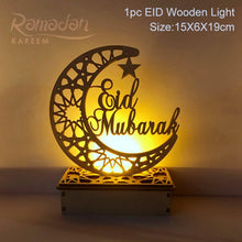 Load image into Gallery viewer, QIFU Eid Mubarak Decor Ornament Light Eid Kareem Ramadan Decor for Home Ramadan Mubarak Eid Al Adha Islamic Muslim Party Decor
