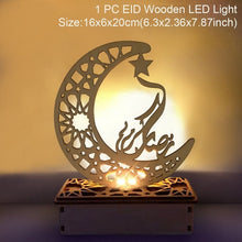 Load image into Gallery viewer, QIFU Eid Mubarak Decor Ornament Light Eid Kareem Ramadan Decor for Home Ramadan Mubarak Eid Al Adha Islamic Muslim Party Decor
