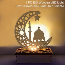 Load image into Gallery viewer, QIFU Eid Mubarak Decor Ornament Light Eid Kareem Ramadan Decor for Home Ramadan Mubarak Eid Al Adha Islamic Muslim Party Decor
