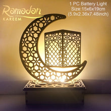 Load image into Gallery viewer, QIFU Eid Mubarak Decor Ornament Light Eid Kareem Ramadan Decor for Home Ramadan Mubarak Eid Al Adha Islamic Muslim Party Decor
