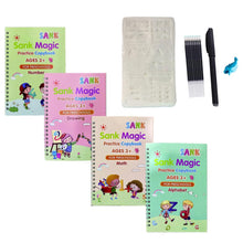 Load image into Gallery viewer, Magic Practice Copybook Reusable Handwriting Copybook Set Calligraphic Letter Writing Practice Workbook For Children
