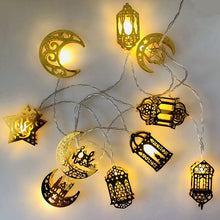 Load image into Gallery viewer, Ramadan Decorations Moon Star Led String Lights EID Mubarak Decor For Home Islam Muslim Event Party Supplies Eid al-Fitr Decor
