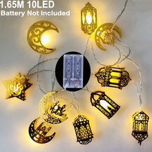 Load image into Gallery viewer, Ramadan Decorations Moon Star Led String Lights EID Mubarak Decor For Home Islam Muslim Event Party Supplies Eid al-Fitr Decor
