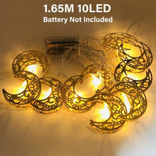 Load image into Gallery viewer, Ramadan Decorations Moon Star Led String Lights EID Mubarak Decor For Home Islam Muslim Event Party Supplies Eid al-Fitr Decor
