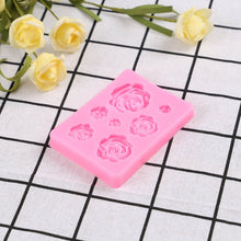 Load image into Gallery viewer, Rose Mold DIY Flower Baking Silicone Cake Decorating Tool Pastry Fondant Sugarcraft Mould Chocolate Biscuits Cookies Kitchen
