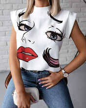 Load image into Gallery viewer, Women Blouse New 2021 Casual Solid Korean Shirt Elegant Slim Stand Collar Short Sleeve Women&#39;s Tops Blusa Mujer Female Blusas
