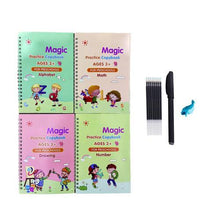 Load image into Gallery viewer, Magic Practice Copybook Reusable Handwriting Copybook Set Calligraphic Letter Writing Practice Workbook For Children
