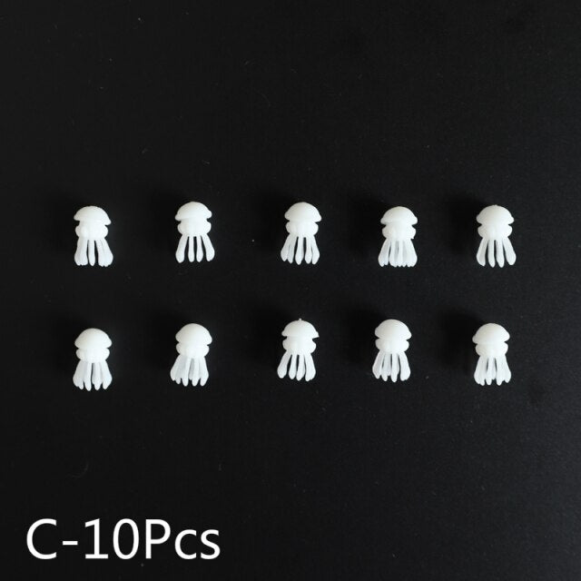 Mini Jellyfish Model Resin Craft Fillers DIY Jewelry Making Supplies