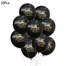 Load image into Gallery viewer, Eid Mubarak Balloons Eid Decoration Sticker Banner Helium Balloon Ramadan Mubarak Muslim Islamic Festival Party DIY Decorations
