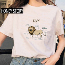 Load image into Gallery viewer, Summer Animal Hedgehog Analysis Print Women T shirt Creative Fashion Pattern Female Short Sleeve Cotton Clothes
