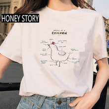 Load image into Gallery viewer, Summer Animal Hedgehog Analysis Print Women T shirt Creative Fashion Pattern Female Short Sleeve Cotton Clothes
