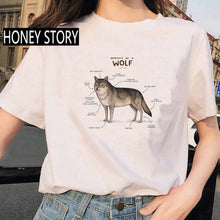 Load image into Gallery viewer, Summer Animal Hedgehog Analysis Print Women T shirt Creative Fashion Pattern Female Short Sleeve Cotton Clothes
