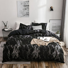 Load image into Gallery viewer, The Bedroom Bedding Is A Comfortable White Marble Pattern Printed Duvet Cover (2/3 Piece Set), Single And Double Super Large
