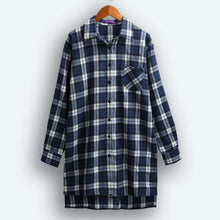 Load image into Gallery viewer, 3XL 4XL 5XL Plus Size Korean Tops Plaid Shirts Women Blouses Tartan Shirt Long Sleeve Baggy Check Blouse Oversized female tunics
