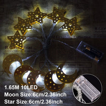 Load image into Gallery viewer, Ramadan Decorations Moon Star Led String Lights EID Mubarak Decor For Home Islam Muslim Event Party Supplies Eid al-Fitr Decor
