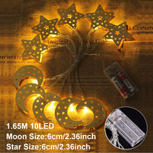 Load image into Gallery viewer, Ramadan Decorations Moon Star Led String Lights EID Mubarak Decor For Home Islam Muslim Event Party Supplies Eid al-Fitr Decor
