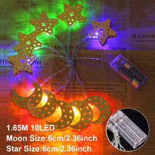 Load image into Gallery viewer, Ramadan Decorations Moon Star Led String Lights EID Mubarak Decor For Home Islam Muslim Event Party Supplies Eid al-Fitr Decor
