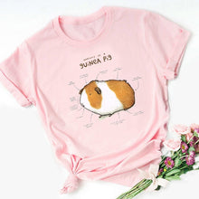 Load image into Gallery viewer, Summer Animal Hedgehog Analysis Print Women T shirt Creative Fashion Pattern Female Short Sleeve Cotton Clothes
