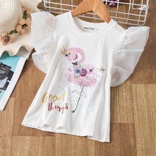 Load image into Gallery viewer, New Brand Girls Animal Print T shirt Unisex Unicornio Tee Clothes Children Cartoon Top For 3 4 5 6 7 8 Years Kids Birthday Wear
