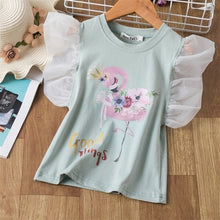 Load image into Gallery viewer, New Brand Girls Animal Print T shirt Unisex Unicornio Tee Clothes Children Cartoon Top For 3 4 5 6 7 8 Years Kids Birthday Wear
