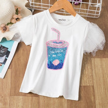 Load image into Gallery viewer, New Brand Girls Animal Print T shirt Unisex Unicornio Tee Clothes Children Cartoon Top For 3 4 5 6 7 8 Years Kids Birthday Wear
