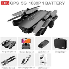 Load image into Gallery viewer, 2021 NEW F6 Drone GPS 4K 5G WiFi Live Video FPV Quadrotor Flight 25 Minutes Rc Distance 1000m Drone HD Wide-Angle Dual Camera
