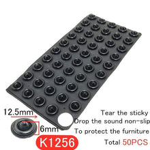 Load image into Gallery viewer, Black Self-adhesive Damper Furniture Door Stopper Durable Collision Cushion Prevent Noisy Bumper Silicone Pads
