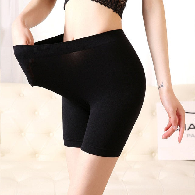 Women Safety Short Pants Summer High Waist Anti Chafing Soft Boyshorts Panties Plus Size Seamless Boxers for Women Underwear