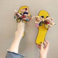 Load image into Gallery viewer, 2021 Summer Fashion Sandals Shoes Women Bow Summer Sandals Slipper Indoor Outdoor Flip-flops Beach Shoes Female Slippers
