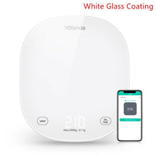 Load image into Gallery viewer, Yolanda 5kg Smart Kitchen Scale Bluetooth APP Electronic Scales Food Weight Balance Weighing Measuring Tool Nutrition Analysis
