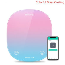 Load image into Gallery viewer, Yolanda 5kg Smart Kitchen Scale Bluetooth APP Electronic Scales Food Weight Balance Weighing Measuring Tool Nutrition Analysis
