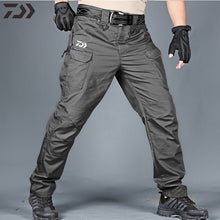 Load image into Gallery viewer, 2021 New Daiwa Breathable Waterproof Fishing Pants Camouflage Hiking Hunting Camping Outdoor Wear Thin Spring Fishing Clothes
