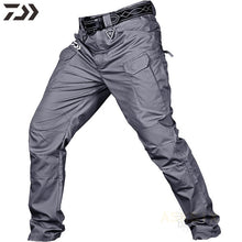 Load image into Gallery viewer, 2021 New Daiwa Breathable Waterproof Fishing Pants Camouflage Hiking Hunting Camping Outdoor Wear Thin Spring Fishing Clothes
