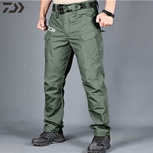 Load image into Gallery viewer, 2021 New Daiwa Breathable Waterproof Fishing Pants Camouflage Hiking Hunting Camping Outdoor Wear Thin Spring Fishing Clothes
