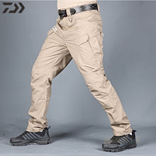 Load image into Gallery viewer, 2021 New Daiwa Breathable Waterproof Fishing Pants Camouflage Hiking Hunting Camping Outdoor Wear Thin Spring Fishing Clothes
